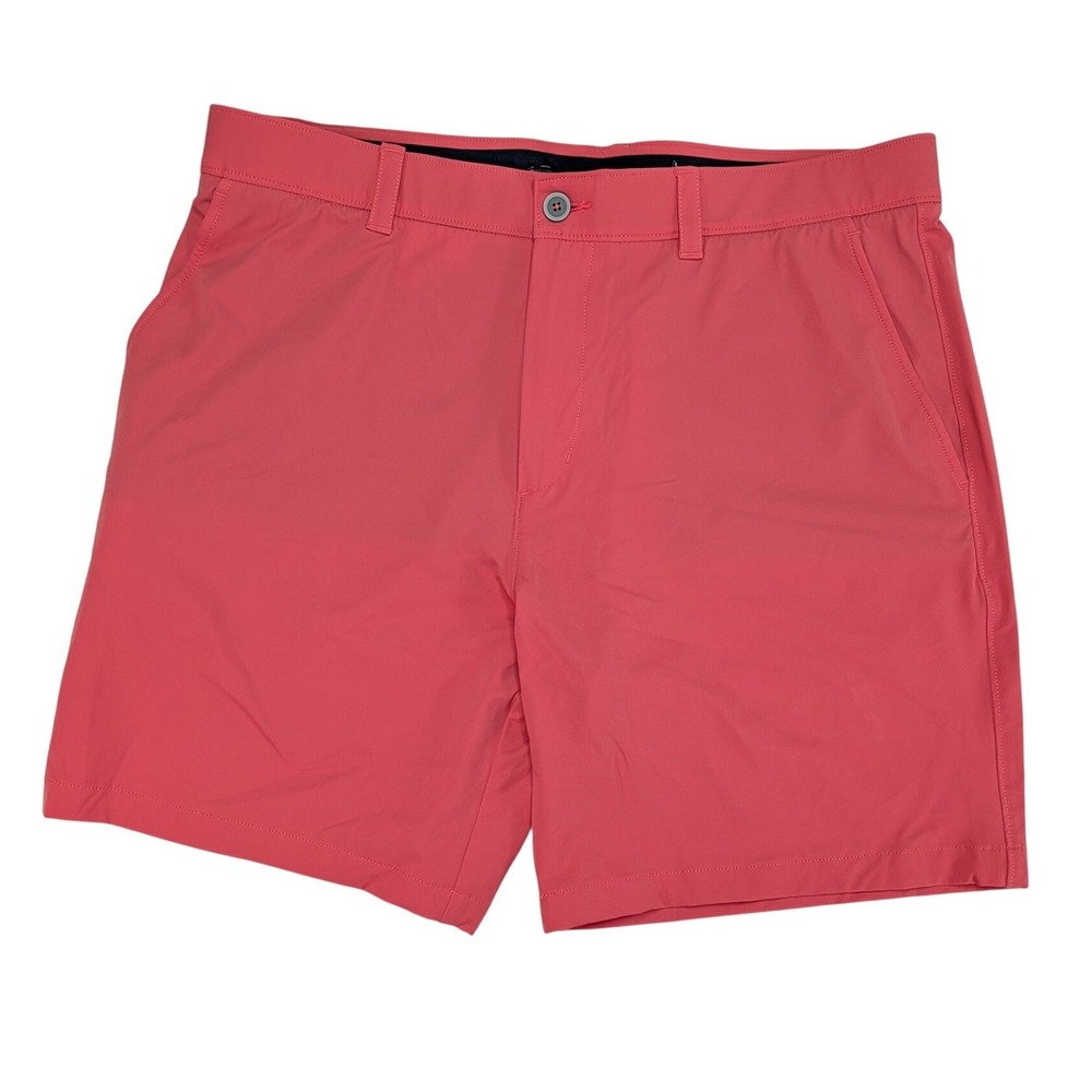 Southern Tide brrr-die Golf Shorts Mens 38 Coral Pink 8in Stretch 7769